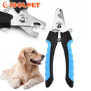 Cortador de unhas profissional para animais de estimação com proteção de segurança, de aço inoxidável