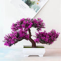 Plantas artificiais árvore de bonsai plantas flores para  decoração hotel, jardim e casa