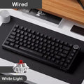 Teclado mecânico AK820/AK820Pro e botão multifuncional para jogos, com fio/2,4 GHz/BT Connect, teclado para PC