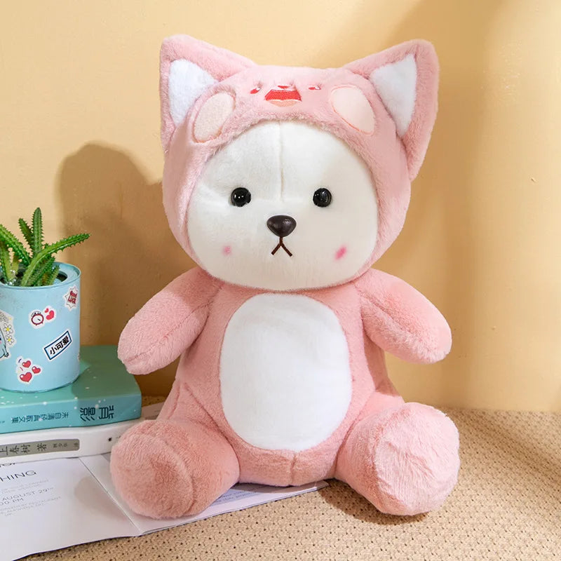50 cm Boneca Ursinho de Pelúcia de Pelúcia Urso de Morango Presente para Dia de NATAL