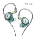 Fones de ouvido dinâmicos KZ EDX PRO, ultra-auriculares com monitor de graves HIFI e cancelamento de ruído