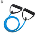 Faixas de resistência de 5 níveis com alças e corda elástica para ioga, exercícios de fitness e treinamento de força