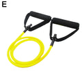 Faixas de resistência de 5 níveis com alças e corda elástica para ioga, exercícios de fitness e treinamento de força