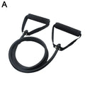 Faixas de resistência de 5 níveis com alças e corda elástica para ioga, exercícios de fitness e treinamento de força