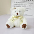 1 peça 18 cm Bonecas de Urso Fofo e Adorável de Pelúcia  Macio Brinquedo de Aniversário e natal