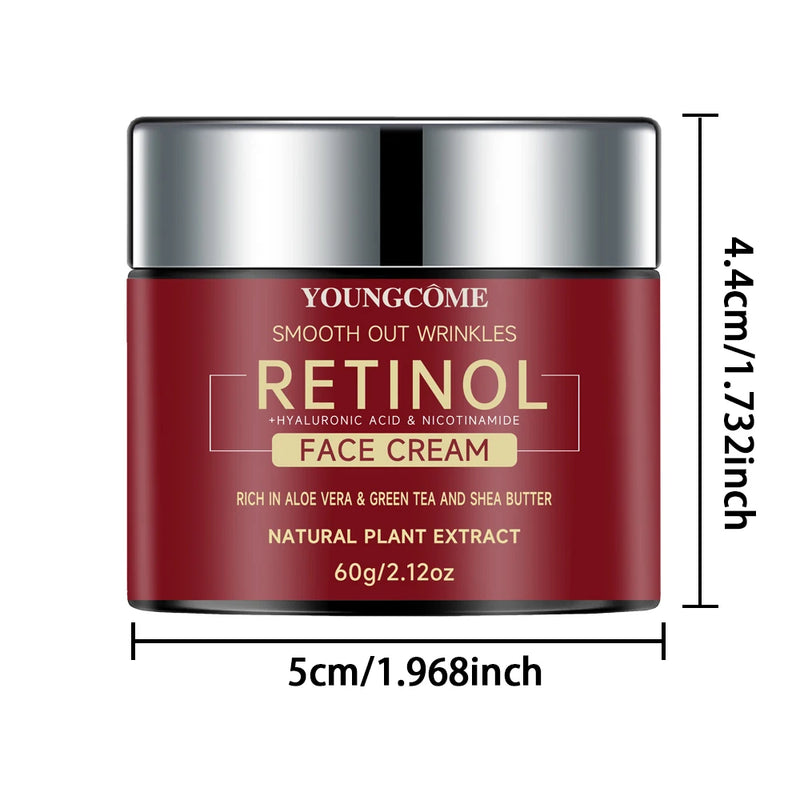 Creme Firmador com Retinol, Reparador e Hidratante e Nutritivo para sua Facial