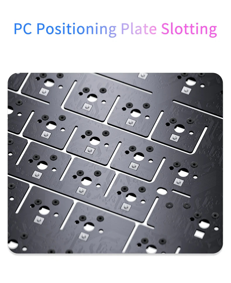 Teclado mecânico AK820/AK820Pro e botão multifuncional para jogos, com fio/2,4 GHz/BT Connect, teclado para PC