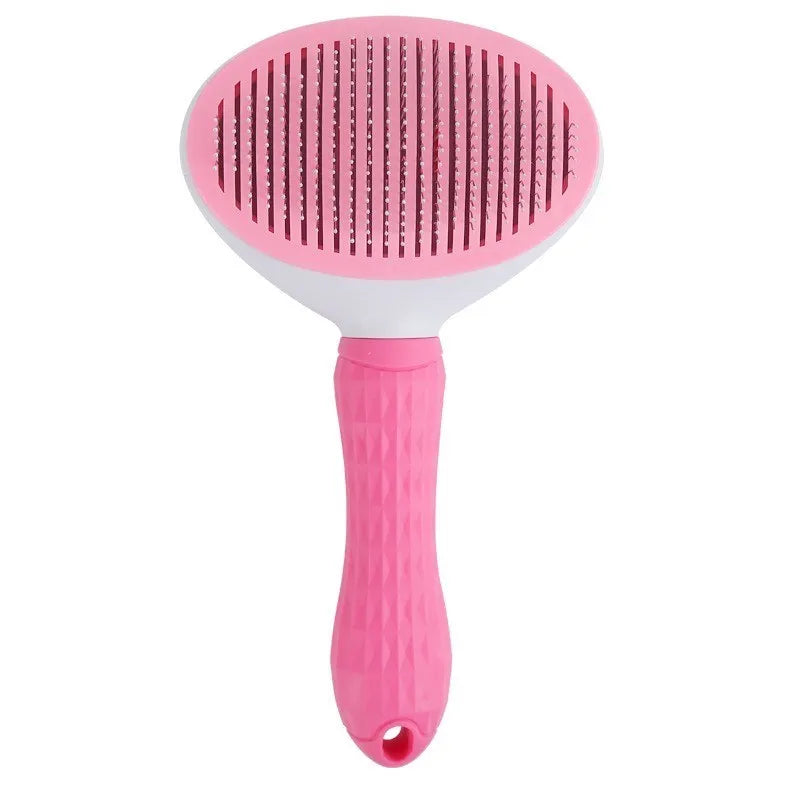Escova para cães e gatos, autolimpante para remoção de pelos de animais de estimação,