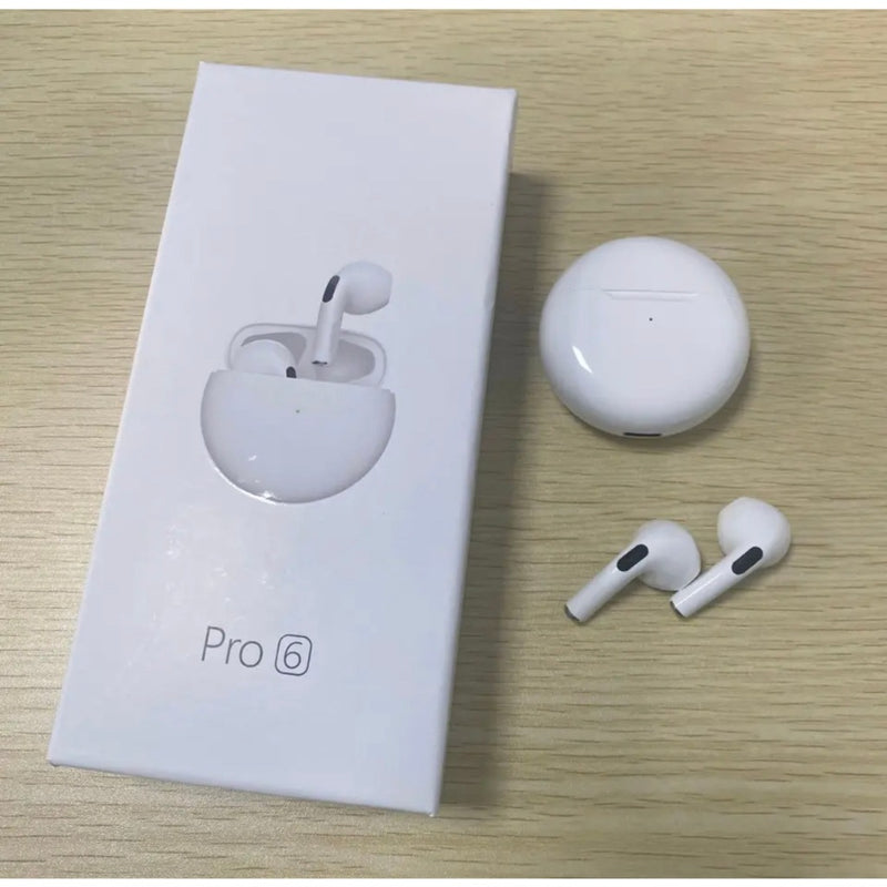Fone De Ouvido Air Pro 6 Tws Sem Fio Bluetooth 5.0 Mic